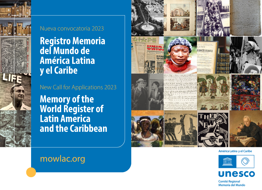 Convocatoria 2023 UNESCO mowlac