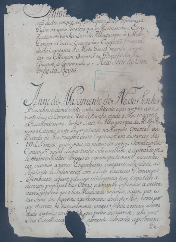 Acervo de 4 Fortificacoes Capitania Matogrosso